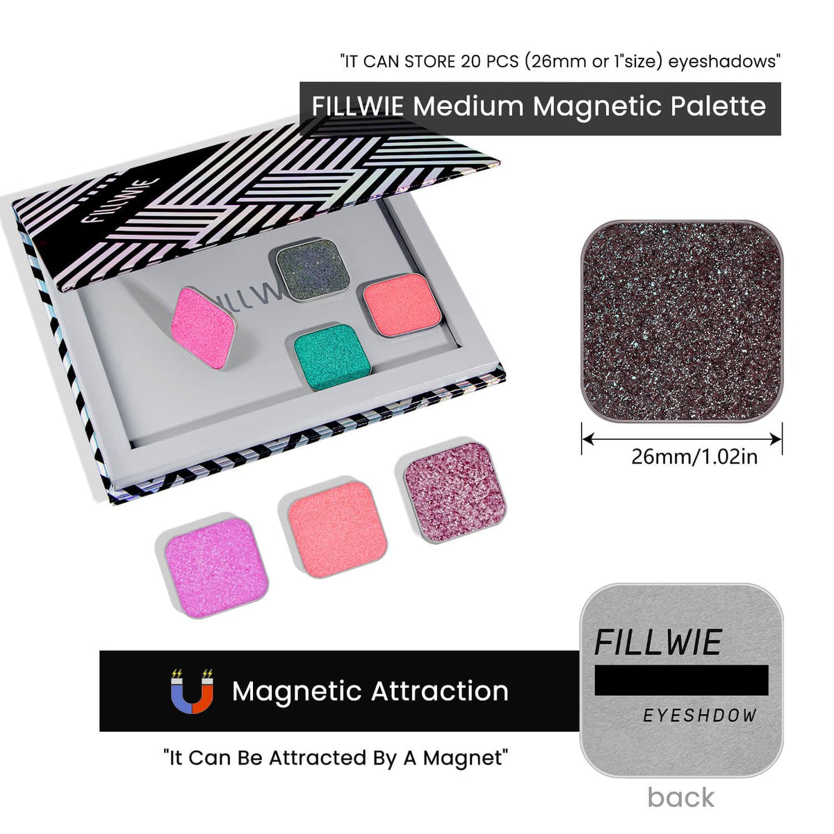 Chameleon Duochrome Eyeshadow, Mauve Taupe with Blue-Green Shift