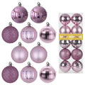 Rose Red 4.0" Large Christmas Balls - Christmas Tree Decoration Ornaments Shatterproof Hanging Balls for Birthday Halloween Holiday Wedding Decorations Set of 4pcs