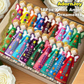 18Pcs Colorful Angel Christmas Ornaments