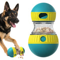 BSISUERM Dog Puzzle Toy Adjustable Treat Dispensing Ball Food Dispenser Tough Slow Feeder Puppy Enrichment Training Toy Pet Interactive Chase Toys for Small Medium Large Dogs to Keep Them Busy, Green