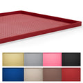 Hubulk Dog Feeding Mat,100% Waterproof BPA Free Silicone Pet Food and Water Bowl Placemat,Dishwasher, High Raised Edge to Prevent Spills,Nonslip Tray to Stop Messes on Floor (19"x12"x0.5", Grey)