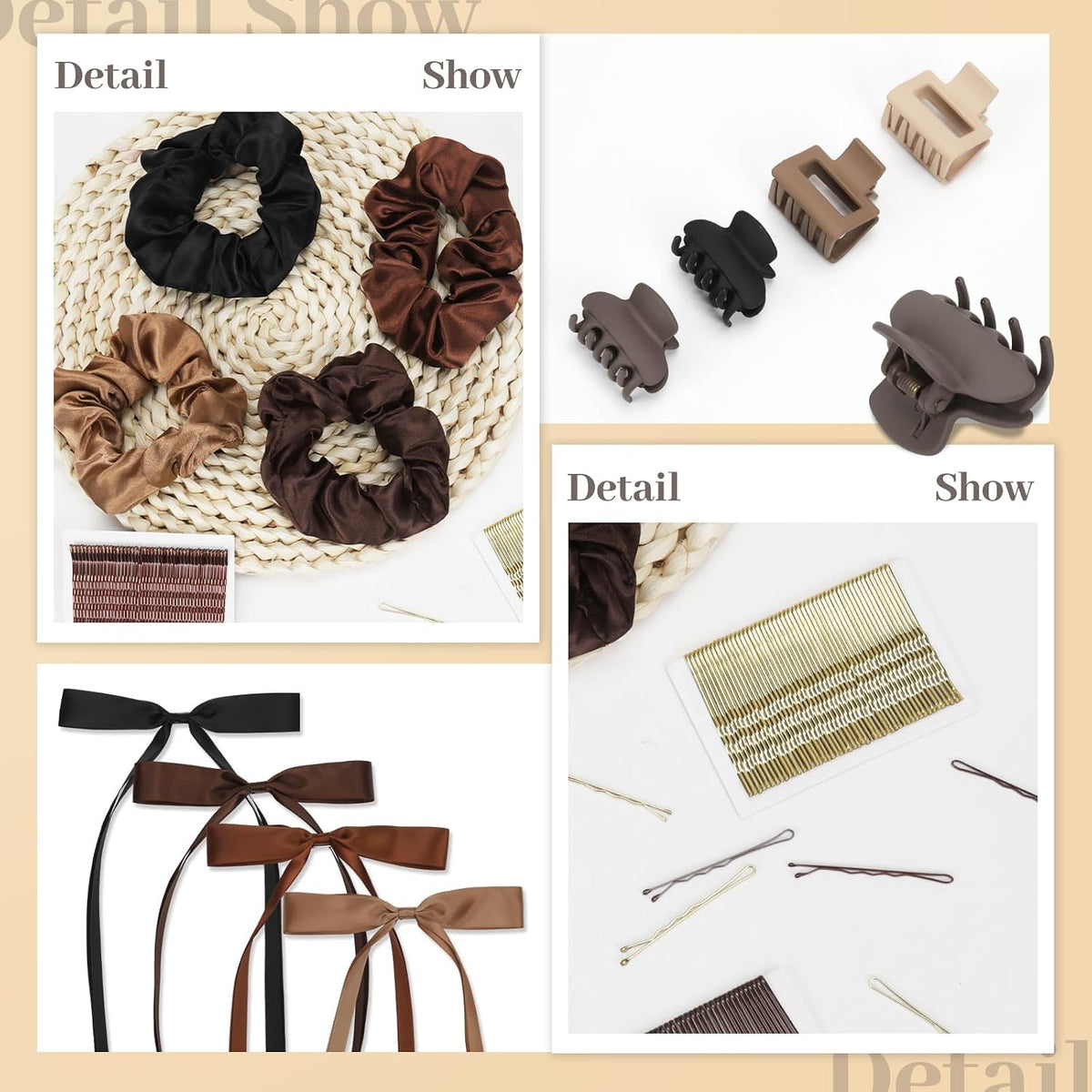860Pcs Hair Accessories Set for Woman