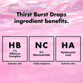 e.l.f. SKIN Thirst Burst Drops, Serum For A Radiant Complexion Instantly & Over Time, Made With Hyaluronic Acid, Vegan & Cruelty-Free
