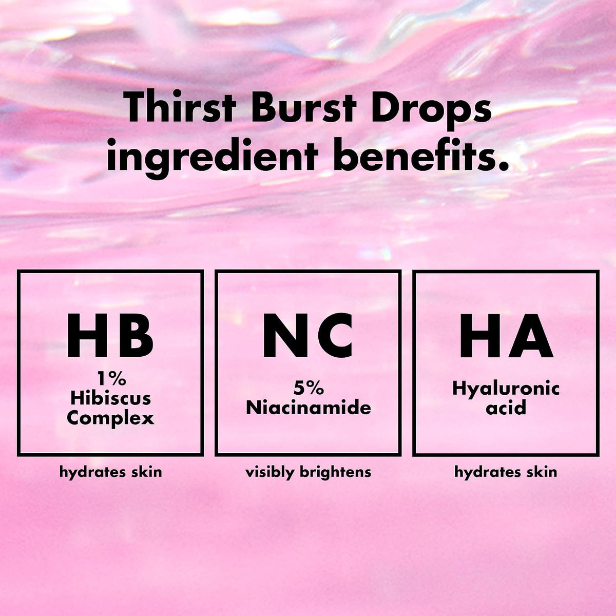 e.l.f. SKIN Thirst Burst Drops, Serum For A Radiant Complexion Instantly & Over Time, Made With Hyaluronic Acid, Vegan & Cruelty-Free