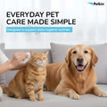 Petkin Jumbo Pet Ear Wipes, 80 Extra Moist Wipes - Soothing & Deodorizing Pet Ear Cleaner to Remove Dirt, Odor, & Wax - Safe, Convenient, & Easy to Use Pet Wipes for Dogs, Cats, Puppies & Kittens