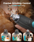 oneisall Professional 4-in-1 Dog Grooming Kit with LED Light | Quiet Clippers & Nail Grinder, Cordless, 3.7 hrs Runtime, LED Display, Safe for Paws, Face, Ears & Body