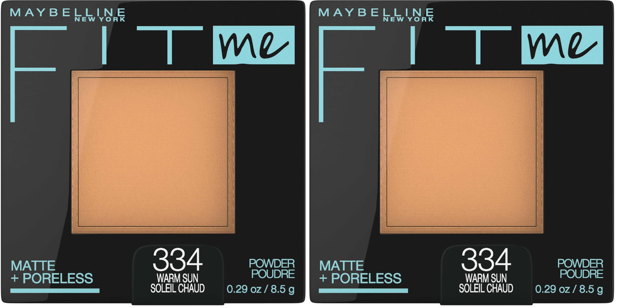 Maybelline Fit Me Matte + Poreless Pressed Face Powder Makeup & Setting Powder, Coconut, 1 Count