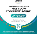Centrum Silver Men's 50+ Multivitamin with Vitamin D3, B-Vitamins, Zinc for Memory and Cognition - 200 Tablets