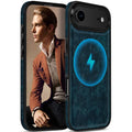 LOHASIC for iPhone 17 Leather Case, Magnetic Phone Case 6.3", Vintage Brown