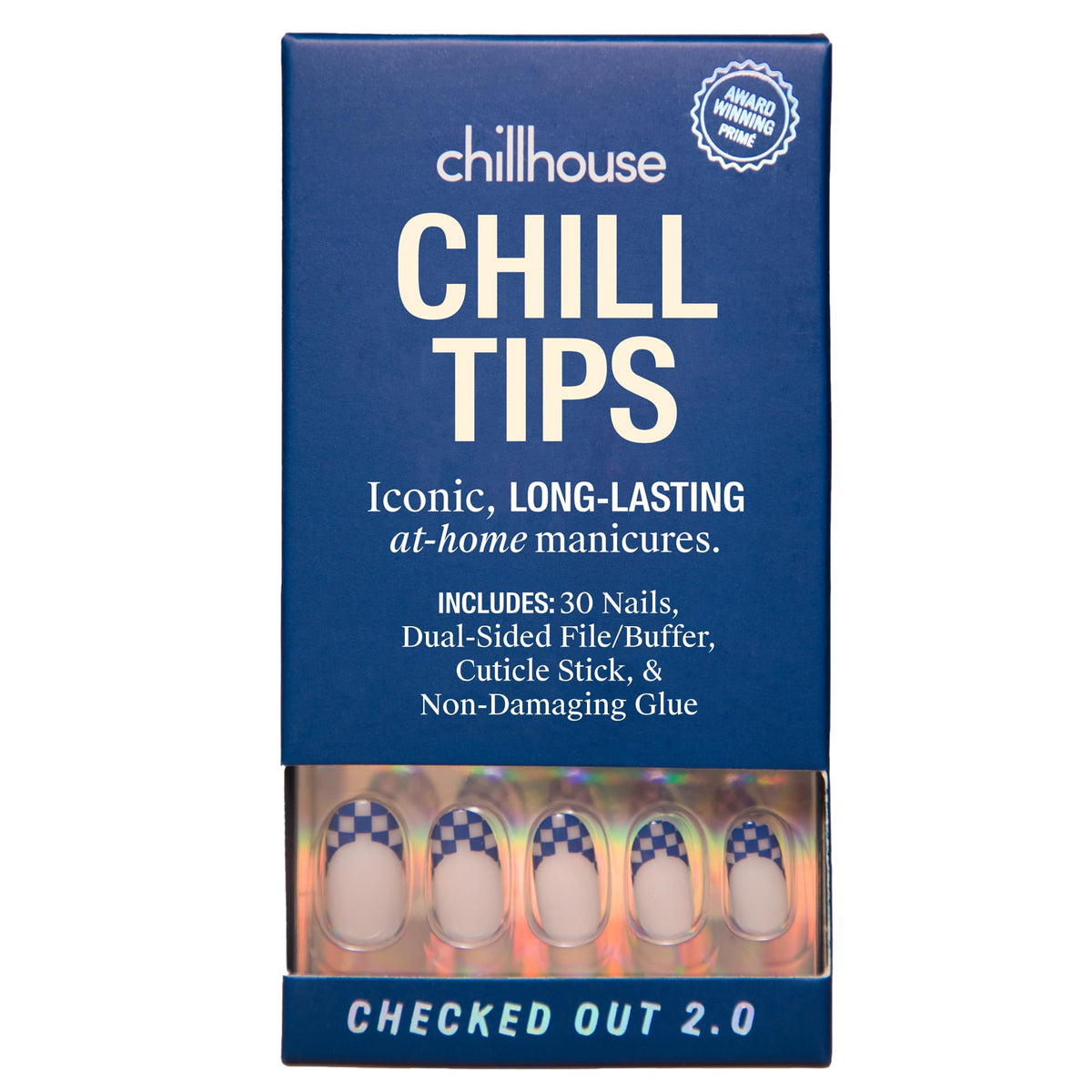 Chillhouse - Chill Tips, Press on Nails Kit - Sea Siren (Almond) - 30 Nail Shapes & Sizes - Up to 2 Weeks of Wear - Customizable Fit - Reusable - Latina Founded & Women Owned - Beauty & Self Care