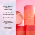 Too Faced Primed & Peachy Hydrating Face Primer | Smoothing and Hydrating Makeup Primer that Preps Skin for Flawless Makeup Application with Dewy Finish, 1.01 Fl Oz