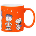 Silver Buffalo Peanuts Snoopy Fall Leaf, Wide Rim Ceramic Mug, 16oz