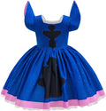 Blue Animal Costume for Girls Hawaiian Dress Up With Headband and Gloves