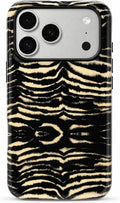 Compatible with iPhone 18 Pro Case,Animal Stylish Zebra Tiger Print Pattern Retro Phone Case Shockproof Double-Layer Drop-Resistant Protection,Zebra, for iPhone 18 Pro