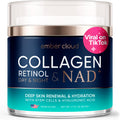 Moisturizer Collagen Anti-Aging Face Cream with Stem Cells, Retinol, Hyaluronic Acid & Niacinamide - Hydrating Day & Night Wrinkle Cream for All Skin Types - Airless Pump - Made in USA - 1.7Oz
