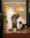 oneisall Automatic Cat Feeder for 2 Cats, 20 Cups/5L Automatic Cat Food Dispenser for Small Pets Indoor, Timed Cat Feeder for Dry Food