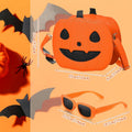 Kingdder 2 Pcs Halloween Pumpkin Purse Woman Jack O Lantern Crossbody Bag