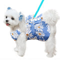 ABRRLO Cute Dog Dress Small Dog Clothes for Girls Female Puppy Outfits Red Strawberry Pet Summer Clothes Bowknot Doggy Cat Princess Dresses Harness for Holiday Birthday Party Costume Clothing (Red,S)