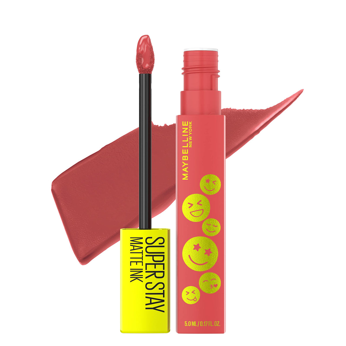 Maybelline Super Stay Matte Ink Liquid Lipstick Makeup, Long Lasting High Impact Color, Up to 16H Wear, Composer, Cherry Brown, 1 Count, Packaging May Vary