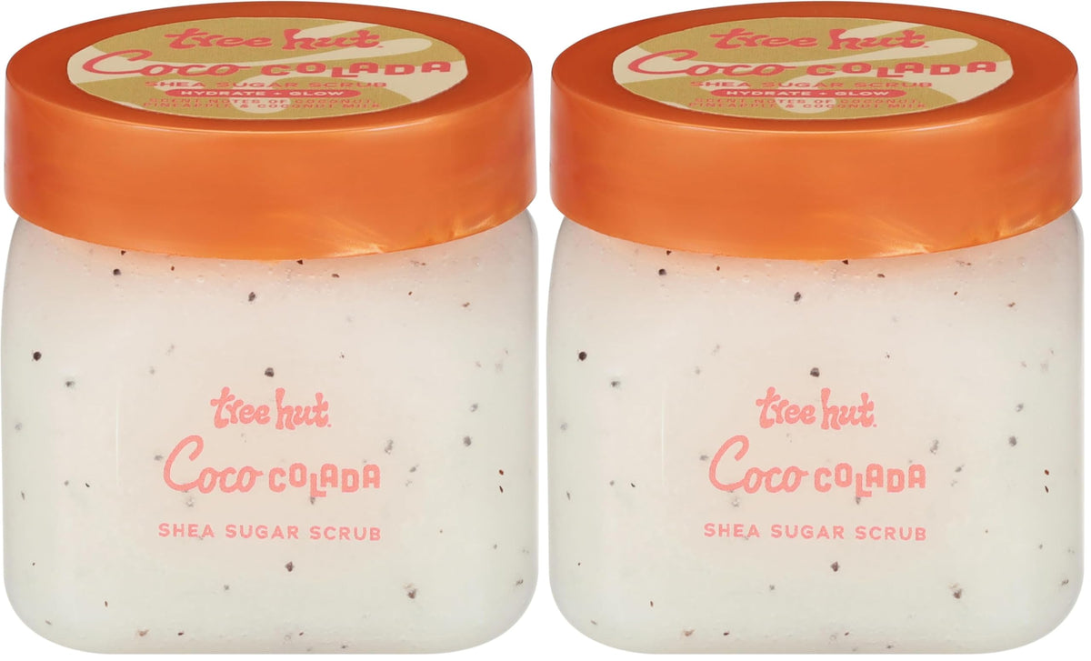 Tree Hut Shea Sugar Scrub - Coconut Lime - 18 oz - Exfoliating Body Scrub for Smooth, Glowing Skin - Made with Real Sugar and Shea Butter