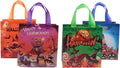 Lyforpyton 4Pcs Halloween Goodie Bags, Small Non-Woven Gift Bag with Handles, Suitable for Halloween Trick or Treat Party, 9"x8.6"x4.3"