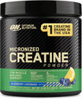 Optimum Nutrition Creatine, Micronized Creatine Monohydrate Powder, Supports Strength & Recovery, Banned Substance Tested, Unflavored, 5g per Serving, 60 Servings