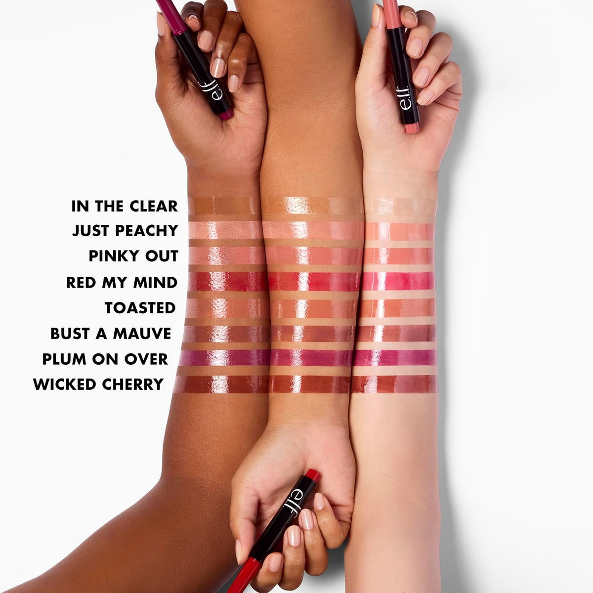 e.l.f. Pout Clout Lip Plumping Pen, Pinky Out | Nourishing Lip Balm For Sheer Color & Shine, Plumps & Moisturizes, Vegan & Cruelty-Free
