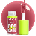 NYX PROFESSIONAL MAKEUP Fat Oil Lip Drip, Moisturizing Lip Oil Gloss, Vegan Tinted Formula, Up to 12 HR Hydration - Follow Back (Shimmering Warm Nude)