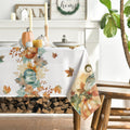 Horaldaily Fall Tablecloth 60 x 84 Inch Rectangular Thanksgiving Leaves