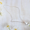 Anti-Lost Neck Strap Holder Magnetic Gold Leash Pearl Chain Necklace Compatible With Airpods Pro 3 2 1