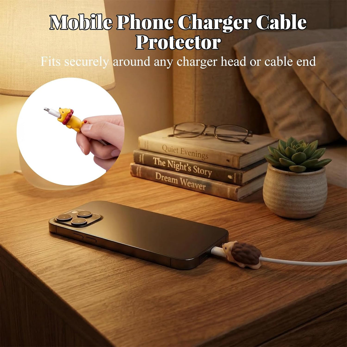 Cable Protector Cute 14-Pack, Adorable Animal Charging Cord Protectors Set