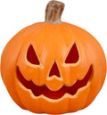 Xodus Battery Operated LED Light Pumpkin, Jack-O-Lantern, 8.5-inch, 2 Pack