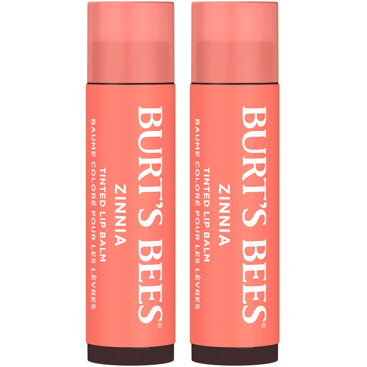 Burts Bees Tinted Lip Balm Value Pack, Includes Red Dahlia, Daisy and Rose, 8 Hour Moisture, Provides a Hint of Color, Nourishing Shea Butter, 100 Percent Natural Origin, 0.15 oz., Three Tubes