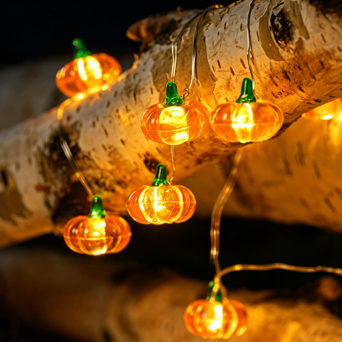 Thanksgiving Decoration 13ft 40 LED Acorn Fall Fairy Lights Battery Powered