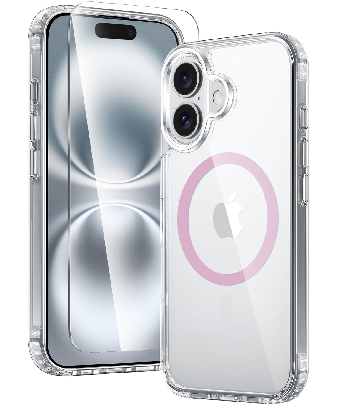 FNTCASE for iPhone 18 Pro Max Case / 17 Pro Max Clear Case Fit for Magsafe