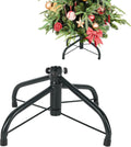 CCINEE Metal Christmas Tree Stand, Universal Folding Xmas Tree Stand 11.8 Inch Replacement Tree Stand Base for 2 Ft to 5 Ft Christmas Artificial Trees Fake Tree，Green
