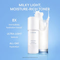 LANEIGE Cream Skin Toner & Moisturizer: Lightweight Refillable Korean Milky Toner with Ceramide & Peptide for Hydration, Firming, & Barrier Support