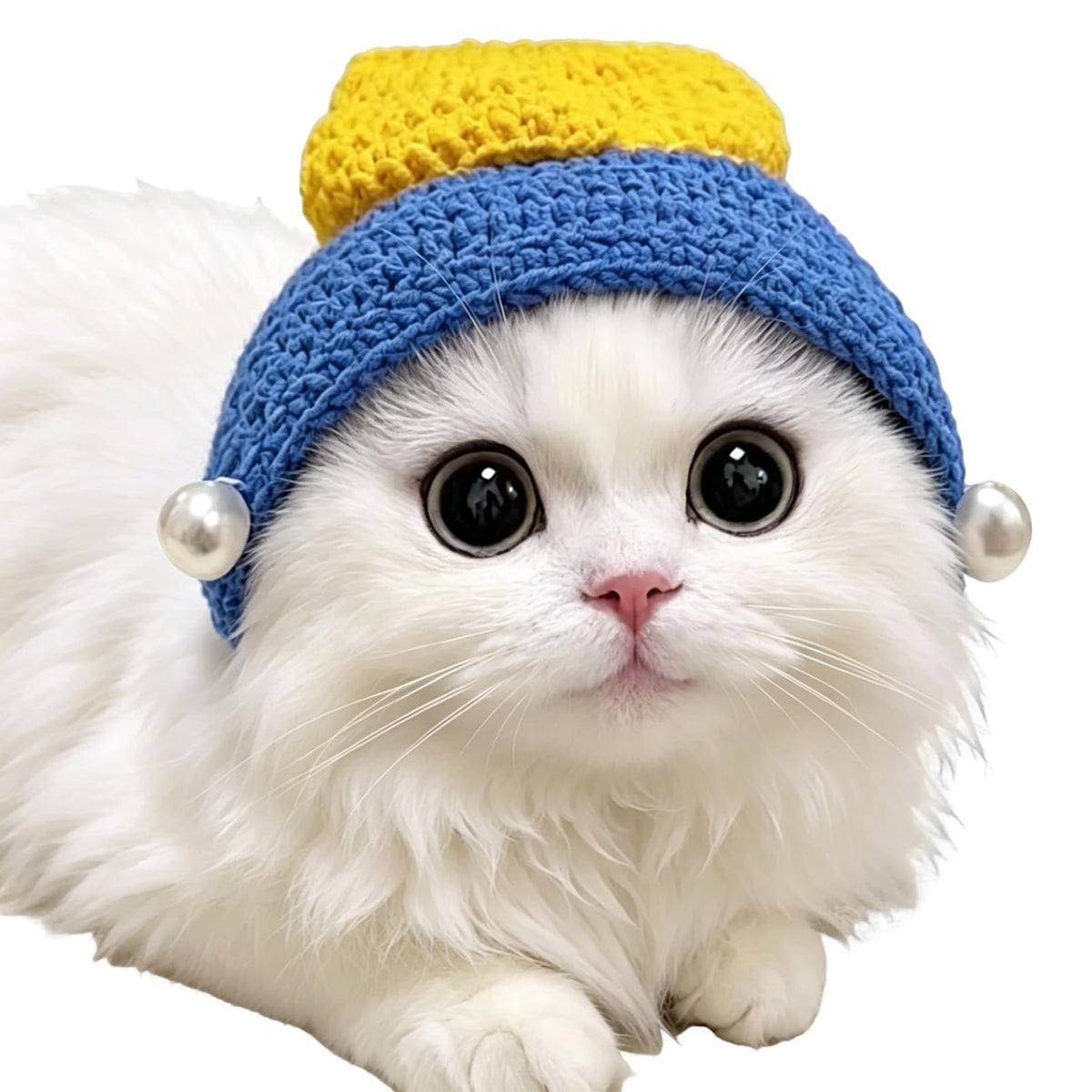Cute Cat Hats Costume Suitable for 5 to16 lbs - Rabbit Kitten Hat Head Circumference 11" or Less Cat Hats for Cats only Pet Photography Outfits