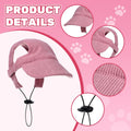 Rbenxia Dog Sun Hat with Ear Holes Pet Summer Baseball Beach Visor Hat