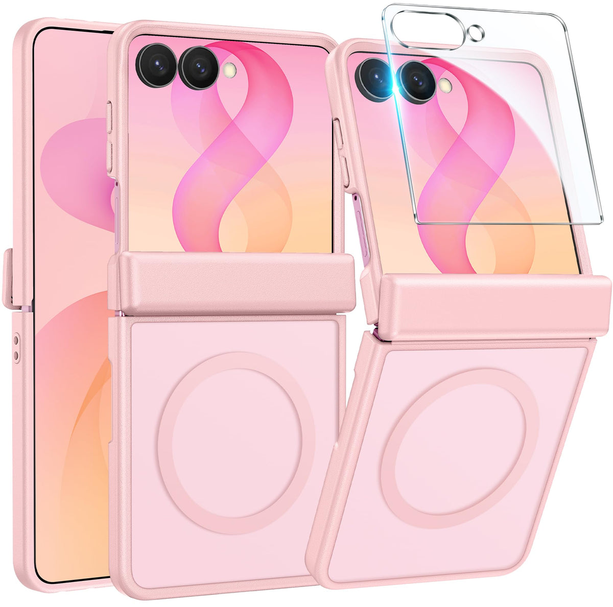 FNTCASE for iPhone 18 Pro Max Case / 17 Pro Max Clear Case Fit for Magsafe