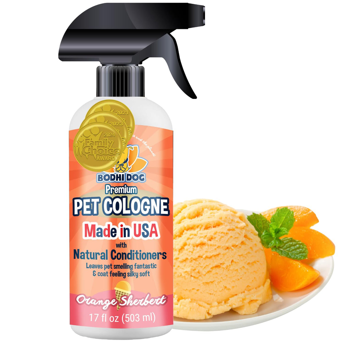 Bodhi Dog Premium Dog Cologne - Deodorizing Dog Perfume & Conditioner for Dogs & Cats - Natural Long Lasting Spray - Keeps Pets Fresh All Day - Gentle, Safe Formula, Made in USA -Pumpkin Spice 4 Fl Oz