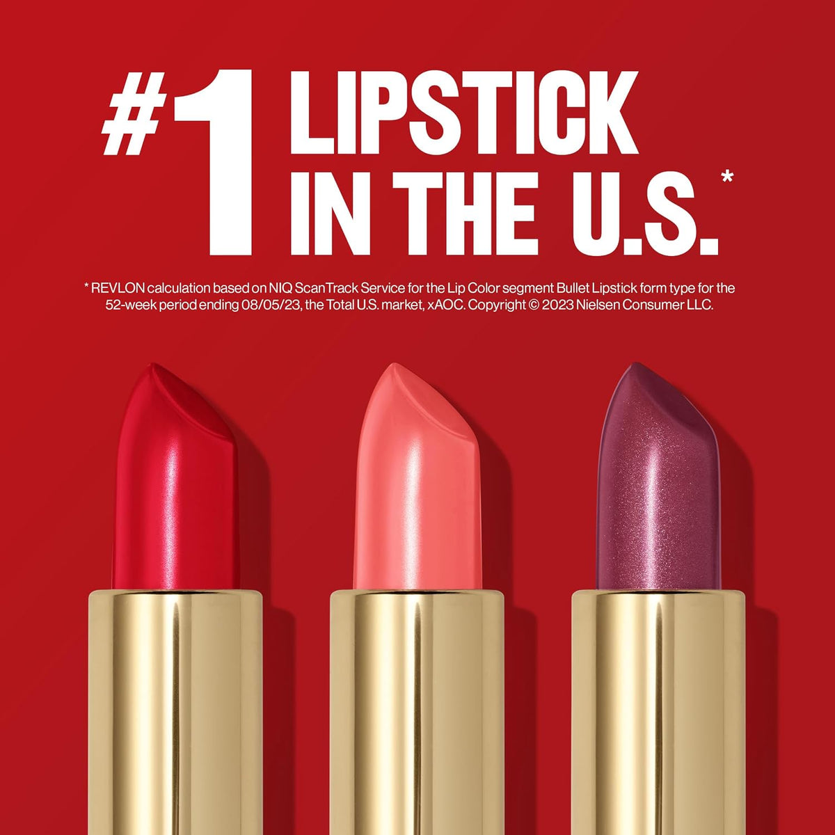 REVLON Super Lustrous Lipstick Gift Set, 5-Piece | 5-piece lipstick gift set. Creamy formula for soft, fuller-looking lips with a moisturized feel.