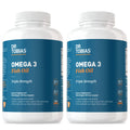 Dr. Tobias Omega 3 Fish Oil 2000mg Triple Strength with 800mg EPA 600mg DHA Per Serving | Fish Oil Omega 3 Supplements for Heart Brain & Immune Support - 90 Softgels (45 Servings)