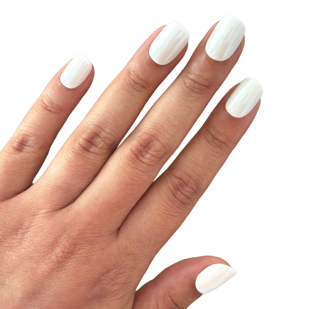 Olive & June Instant Mani Press-On Nails, HZ Velvet, Short, Round | Salon-quality glue-on manicure kit; 42 non-toxic fake nails in 21 sizes, recycled materials, realistic look, lasts 14 days