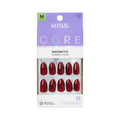 Kiss Core, Press On Nails, Nail glue included, 'Photogenic', Black, Short Size, Squoval Shape, Includes 32 Nails, 2g Glue, 1 Manicure Stick, 1 Mini File