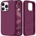GolbinBox Magnetic for iPhone 16 Pro Max Case, Silicone Cover, Chalk Pink
