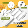 Sieral 4 Pcs Turkey Lifter Forks Meat Claws, Wooden, Classic