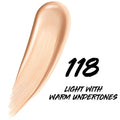 Maybelline Super Stay Up to 24HR Skin Tint, Radiant Light-to-Medium Coverage Foundation, Makeup Infused With Vitamin C, 118, 1 Count