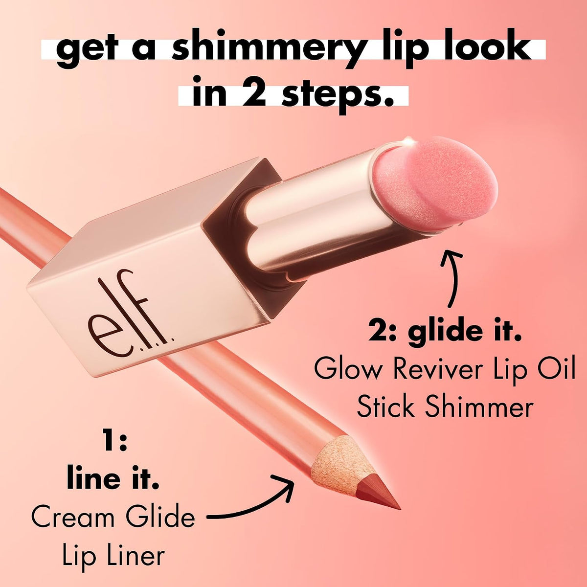 e.l.f. Glow Reviver Lip Oil Stick, Vanilla Vice