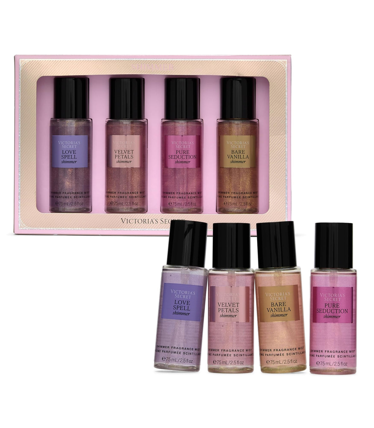 Victoria's Secret Mist Collection 4 Piece Mini Mist Gift Set